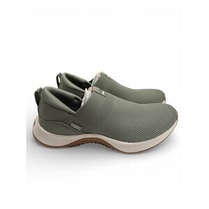 Size-9.5M Ryka Encore Knit Slip On Walking Shoes Gray Comfort Lightweight Women